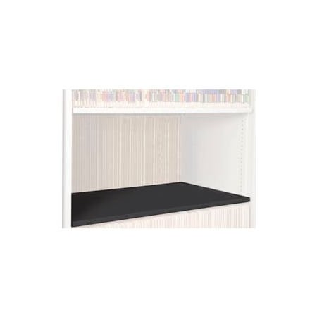 Datum Filing Systems Rotary File Cabinet Components, Letter Depth Flat Shelf, Black XFSLT-T25